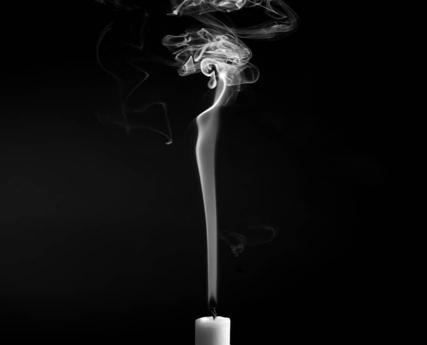 Smoke from a candle showing laminar, transitional and turbulent regions. CREDIT: SPH4C Pneumatic Systems and Fluid Dynamics